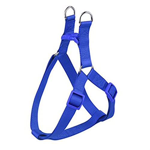 MNEVZX Hundeleine Hundegeschirr, Leine, verstellbares Geschirr, Weste, Halsband, Welpe, Kleiner Hund, Outdoor-Gurt Hundeleine zum Trainieren(Blue 1,S) von MNEVZX