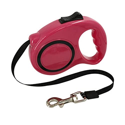 MNEVZX Hundeleine Pet Automatische einziehbare Zugseil Hundeleine Einziehbare Hundekette Heimtierbedarf Hundeleine zum Trainieren(C-red,5 M) von MNEVZX