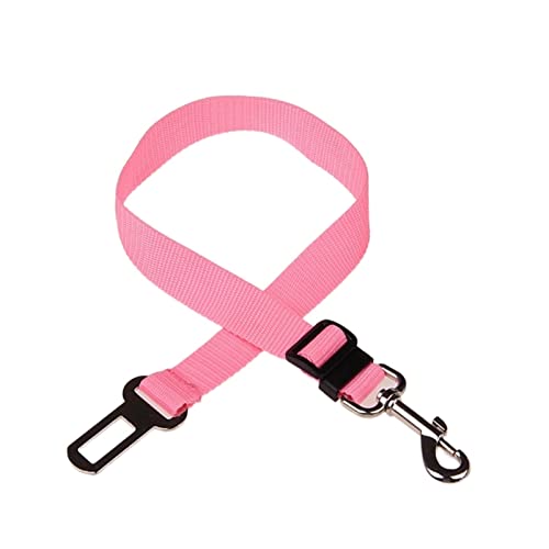 MNEVZX Hundeleine Verstellbares Geschirr, Leine, klein, mittelgroß, Reise-Clip, Hundehalsband, Leine, Hundezubehör Hundeleine zum Trainieren(Pink) von MNEVZX