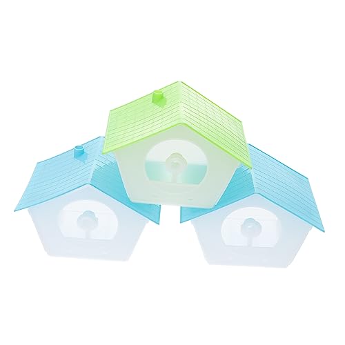 MOBUTOFU 3 Sets Vogelhaus Zuchtbox Zuchttür Dekor Haushalt Vogelnest DIY Vogelgarten Vogelhaus Vogelhäuschen Vogelkäfige Vogelkäfig Hängendes Kolibrihaus Kleiner Vogel Pp von MOBUTOFU