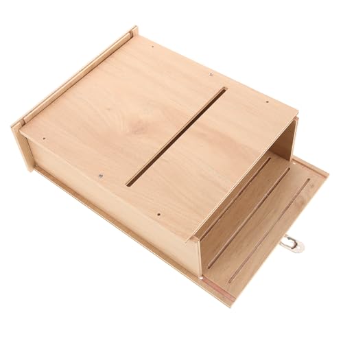 MOBUTOFU Fledermaushaus für draußen handgefertigter Fledermausunterschlupf wetterfeste Fledermausbox aus Holz für den Hof von MOBUTOFU