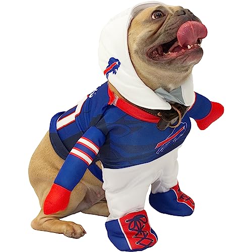 MODERN HERO Buffalo Bills Offizielles Lizenzprodukt für Hunde von MODERN HERO inkl. 2-teiliges Set – Body und Mütze, Größe XL von MODERN HERO