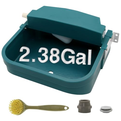 Automatischer Wasserspender für Hunde, 9 l, große Wandmontage, Trinkwassernapf für Huhn, Rinder, Nutztiere, drinnen und draußen Automatischer Wasserspender für Hunde, 9 l, große Wandmontage, Trinkwassernapf für Huhn, Rinder, Nutztiere, drinnen und draußen von MODUODUO