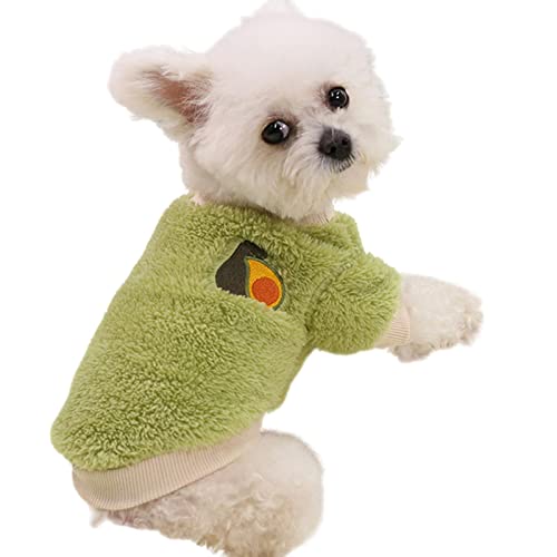 MOGSA Warme Hundekleidung für Hunde, Obst, Kleidung für Katzen, weicher Pullover für Welpen, Pullover für Hunde von MOGSA