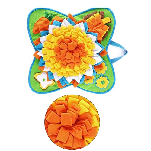 Pet Snuffling Mat Dog Slow Feeder Treat Pad Pet Sniffing Toy Pad Dog Foraging Puzzle Training Pad Dog Feeding Activity Mat von MOIDHSAG