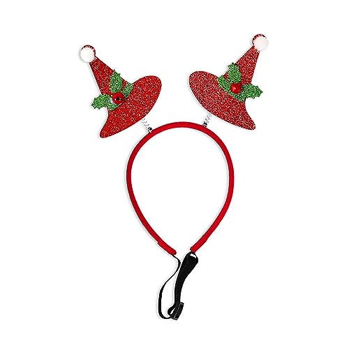 Weihnachts-Stirnband für Haustiere, Urlaubskostüm, Zubehör für Hunde und Katzen, multifunktionales Kostüm, Cosplay, Requisiten, Ornamente von MOIDHSAG