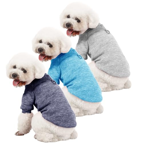 MOIRIG Hundepullover, Hundepullover für kleine Hunde, warme, weiche Haustierkleidung für Welpen, mittelgroße und große Katzen, Hunde, Mädchen oder Jungen, Hunde-Shirt für den Winter und Weihnachten von MOIRIG