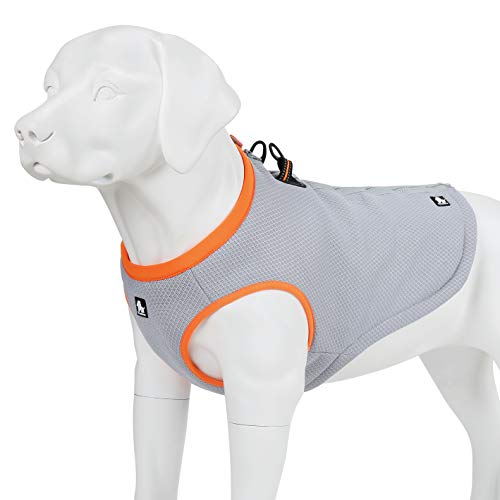 MOKCCI Truelove Hund Kühlweste Geschirr Kühler Jacke mit Verstellbare Reißverschluss für Outdoor Jagd Training und Camping von MOKCCI