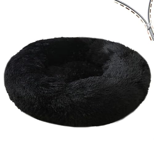 Abnehmbares Hundebett, Lange Plüsch-Katze, Hundebetten für kleine, große Hunde, Kissen, Sofa, Winter, warme Haustierhütte, Flauschige schlafende Hundebetten, Matte von MOLUO