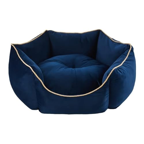 MOLUO Haustier-Hundebett-Matte, weicher Winter-Welpen-Schlafkissen, Heimteppich für kleine mittlere Hunde, Samt, Nest, Katzenbett, Sofa von MOLUO