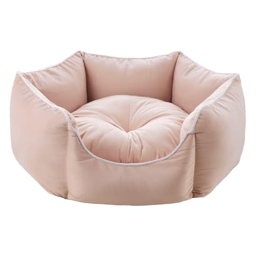 MOLUO Haustier-Hundebett-Matte, weicher Winter-Welpen-Schlafkissen, Heimteppich für kleine mittlere Hunde, Samt, Nest, Katzenbett, Sofa von MOLUO