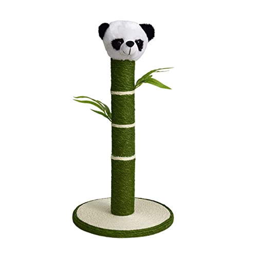 Kratzbaumturm, 58 cm, Panda-Katzenkratzer, niedlicher Kratzbaum-Schaberturm, Kratzbaum, Katzenkletterpfosten, lustiger Katzenschleifkrallenpfosten, Haustierspielzeug, Katzenturm für Hauskatzen von MOLVUS