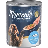 MOMENTS Nassfutter Hund Adult Pazifikthunfisch 6x220 g von MOMENTS