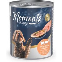 MOMENTS Nassfutter Hund Adult Rind 6x220 g von MOMENTS