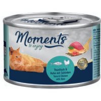 MOMENTS Adult Thunfisch & Huhn mit Schinken 12x140 g von MOMENTS