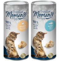 MOMENTS Crispy Snack Thunfisch, Geflügel 2x25 g von MOMENTS