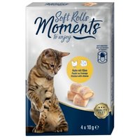 MOMENTS Soft Rolls 6x4x10g Huhn & Käse von MOMENTS