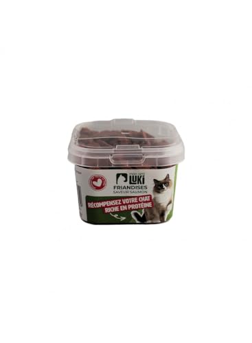 MON AMI LUKI - Friandis 140 g – Katze – Geschmack Lachs – 100 % Frisur ohne künstliche Aromen – 3 Stück von MON AMI LUKI