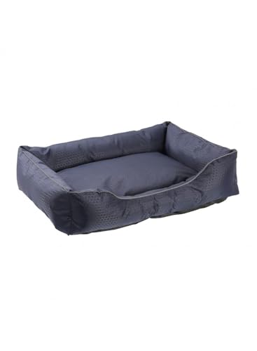 MON AMI LUKI - Rechteckiger Korb, wasserdicht und rutschfest – Blau – Hund – 75 x 58 x 19 cm von MON AMI LUKI