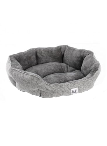 MON AMI LUKI - Runder Korb – rutschfest – Grau – Hund – 60 x 16 cm von MON AMI LUKI