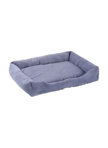 MON AMI LUKI - Rutschfester rechteckiger Korb – Blau – Hund – 70 x 60 x 13 cm von MON AMI LUKI