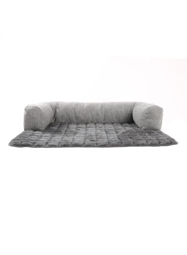 MON AMI LUKI Sofa-Schutz – rutschfest – Grau – Hund – 75 x 70 x 15 cm von MON AMI LUKI