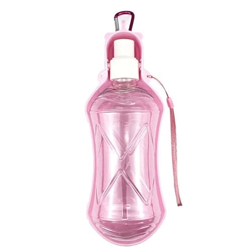 Pet Water Cup Portable Drinking Kettle Mehrzweck Pet Supplies 518ml Pink 1 von MONARCH BRIGHT