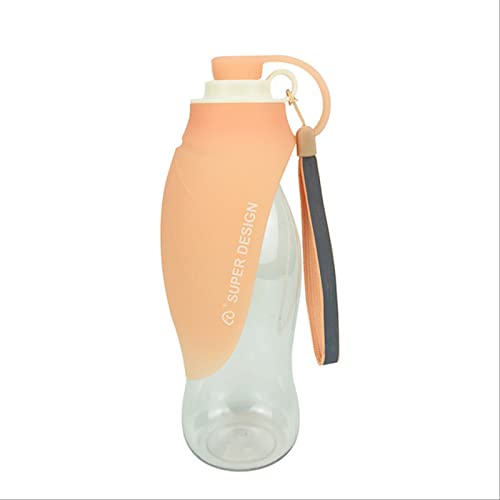 Wasserbecher für Haustiere, tragbar, tragbar, 580 ml, Orange von MONARCH BRIGHT