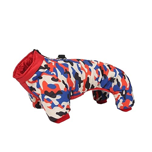 MOOCO MORNING Haustier-Hunde-Overall, wasserdicht, für kleine mittelgroße Hunde, Winter, Welpenanzug, Chihuahua-Jacke, französische Bulldogge, Yorkie-Kostüm von MOOCO MORNING