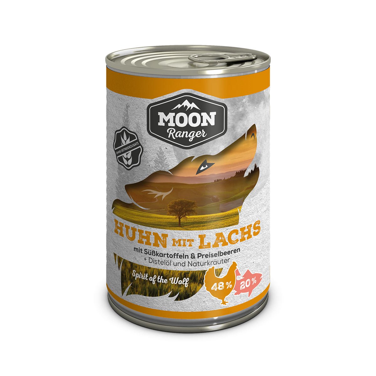 MOON Ranger Huhn mit Lachs & Süßkartoffeln 12x400g von MOON RANGER