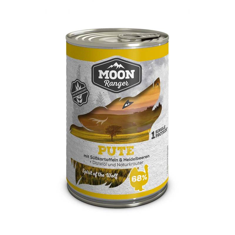 MOON Ranger Pute mit Süßkartoffeln und Heidelbeeren 12x400g von MOON RANGER