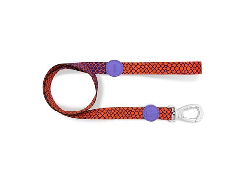 MORSO® Hundeleine für große Hunde, Größe L 100 cm, Orange und Violett von MORSO