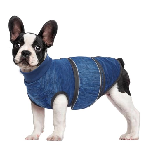 MORVIGIVE Hunde-Angstlinderungsmantel, Blau, Größe XS, verstellbare Hemden für Hunde, Angst, atmungsaktive Hundejacke für Gewitter, Reisen, Feuerwerk, Anti-Angst-Hemd für Chihuahua, Yorkshire von MORVIGIVE