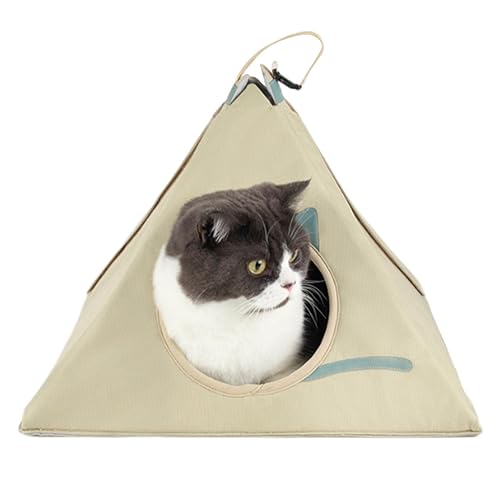 Katzenzelt Hängematte, Tragbare Hütte für Indoor-Katzen, Faltbare Katzenzelt-Höhle, abnehmbares Design, Oxford-Tuch Katzenzelt-Hängematte für Igel, Kaninchen und Meerschweinchen von MOTHAF