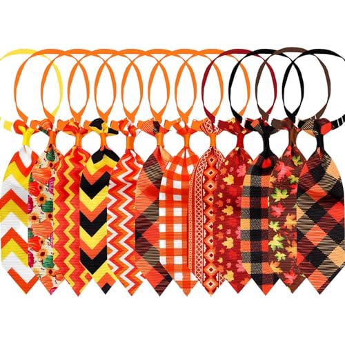 MOTHAF 5 Pcs Haustier-Fliege - Halloween Haustierhalsband | Weiches und verstellbares Halsband für Haustiere, formelle Party-Halsbänder für kleine und mittelgroße Katzen, Welpen, Haustiere, Hunde von MOTHAF