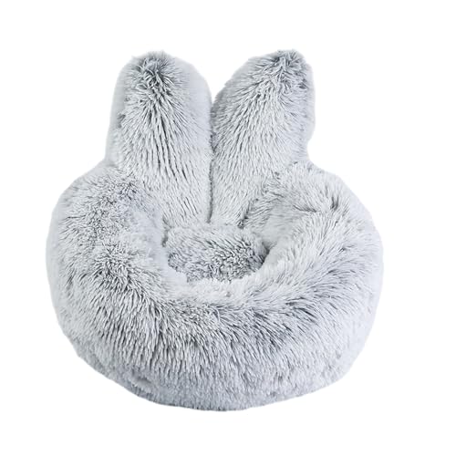 MOTHAF Plüsch-Katzenbett, rutschfestes Katzenohren-Design, waschbares Katzenversteck, weiches Haustier-gemütlich, bequemes Hundehöhlenbett für Haustiere, Indoor-Katzen, kleine Hunde von MOTHAF