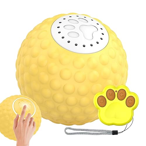 MOTHAF Sound Toy Cat Ball, Fluffy Interactive Chirping Cat Toys Balls, Barking Cats Playing with Toy Balls, Cat Toys with Bird Sound LED Light, Kitten Sound Balls Toy Pet Toys For Kitten And Cats von MOTHAF