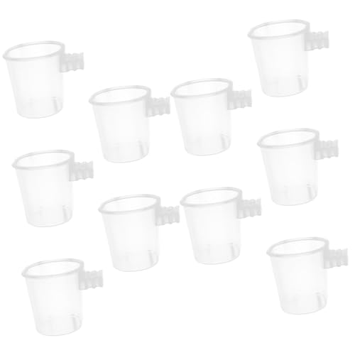 MOTHNUR 10 Stück Teiliges Vogel futternapf Robustem Kunststoff Hängender Futterspender und Wassernapf für Papageien und Kleine Vögel Praktisches Käfig zubehör zur Einfachen Fütterung und MOTHNUR 10 Stück Teiliges Vogel futternapf Robustem Kunststoff Hängender Futterspender und Wassernapf für Papageien und Kleine Vögel Praktisches Käfig zubehör zur Einfachen Fütterung und von MOTHNUR