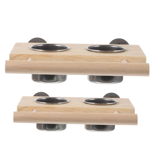 MOTHNUR 2 Stück Edelstahl Futternapf für Papageien mit Ständer Teiliges Abnehmbarer Trink und Futterbecher Langlebig Leicht zu Reinigen Geeignet für Vogelkäfig Futter und Wassernapf MOTHNUR 2 Stück Edelstahl Futternapf für Papageien mit Ständer Teiliges Abnehmbarer Trink und Futterbecher Langlebig Leicht zu Reinigen Geeignet für Vogelkäfig Futter und Wassernapf von MOTHNUR