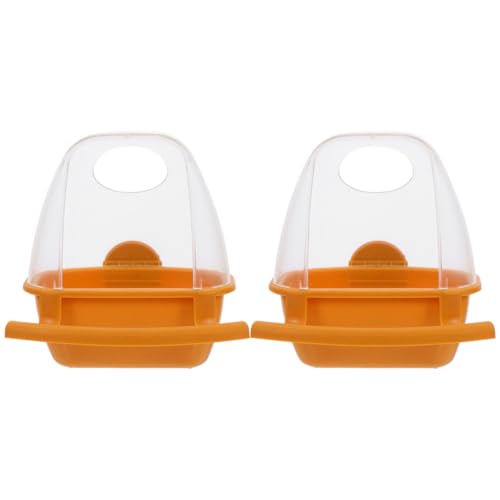 MOTHNUR 2 Stück Hängender Vogelfutterspender Robustem Kunststoff Futternapf für Papageien und Wellensittiche Platzsparender Futter Wasserspender für Vogelkäfige Auslaufsicheres Design für MOTHNUR 2 Stück Hängender Vogelfutterspender Robustem Kunststoff Futternapf für Papageien und Wellensittiche Platzsparender Futter Wasserspender für Vogelkäfige Auslaufsicheres Design für von MOTHNUR
