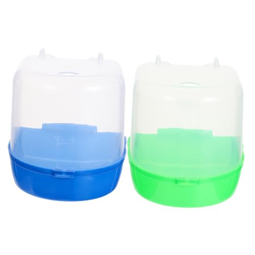 MOTHNUR 2 Stück Praktische Vogelbadewanne Hängende Badewanne aus Robustem Kunststoff Transparent für Wellensittiche Papageien und Kleine Vögel mit Glatten Kanten für Sichere Reinigung und MOTHNUR 2 Stück Praktische Vogelbadewanne Hängende Badewanne aus Robustem Kunststoff Transparent für Wellensittiche Papageien und Kleine Vögel mit Glatten Kanten für Sichere Reinigung und von MOTHNUR