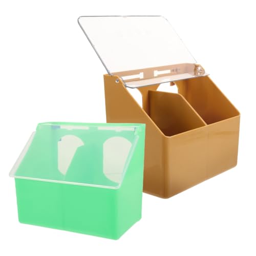 MOTHNUR 2 Stück Teiliges Vogelfutternapf Robustem Multifunktionale Futter Wasserschale mit Abdeckung Hängend für Tauben Wachteln und Papageienkäfige Wiederverwendbar und Leicht zu MOTHNUR 2 Stück Teiliges Vogelfutternapf Robustem Multifunktionale Futter Wasserschale mit Abdeckung Hängend für Tauben Wachteln und Papageienkäfige Wiederverwendbar und Leicht zu von MOTHNUR