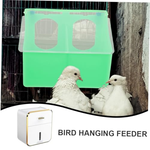 MOTHNUR 3 Stück Teiliges Multifunktionales Vogel futterbox Aufhängung Fächer Geeignet für Papageien Taubenkäfig Praktische Futter Wasserschale für Käfigaußenmontage Grün MOTHNUR 3 Stück Teiliges Multifunktionales Vogel futterbox Aufhängung Fächer Geeignet für Papageien Taubenkäfig Praktische Futter Wasserschale für Käfigaußenmontage Grün von MOTHNUR