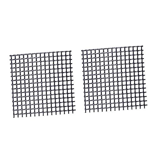 MOTHNUR 50 Stück Mesh-Pad für Blumentöpfe drainagematte abtropfen Matte Blumentopf Basis Blumentopf-Loch-Netzpolster Schwimmbad blumenbank für draußen Topfunterlagen Blumentopfgitter Black von MOTHNUR