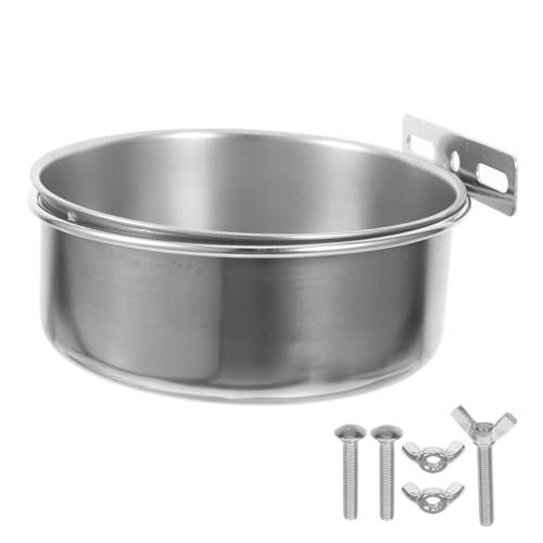 MOTHNUR Edelstahl Vogelfutternapf mit Befestigungsklammer Robust und Kratzfest rutschfeste Futterschale für Wellensittiche Papageien Nymphensittiche Vielseitig für Futter und Wasser MOTHNUR Edelstahl Vogelfutternapf mit Befestigungsklammer Robust und Kratzfest rutschfeste Futterschale für Wellensittiche Papageien Nymphensittiche Vielseitig für Futter und Wasser von MOTHNUR