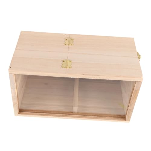 MOTHNUR Holz Nistkasten mit Transparentem Acrylfenster Brutbox für Wellensittiche Unterschlupf für Ziervögel Wie Sperlinge Unzerbrechliches Vogelhaus für Gartendekoration MOTHNUR Holz Nistkasten mit Transparentem Acrylfenster Brutbox für Wellensittiche Unterschlupf für Ziervögel Wie Sperlinge Unzerbrechliches Vogelhaus für Gartendekoration von MOTHNUR