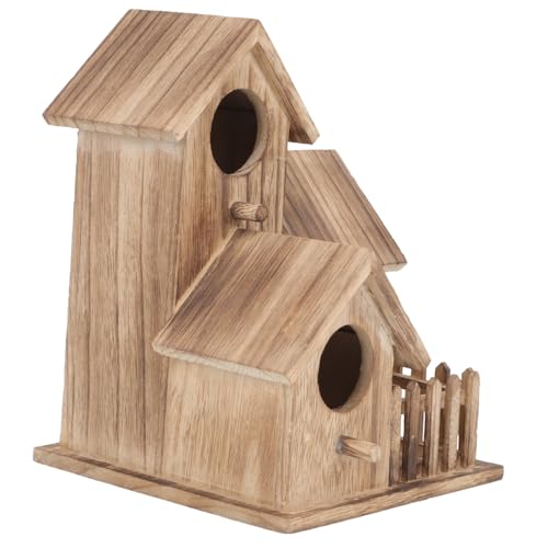 MOTHNUR Holz Vogelhaus Außennistkasten für Sittiche und Wellensittiche Wetterbeständiges Nistnest für kleine Papageien und Kleine Papageien Praktisches Langlebiges Vogelbruthaus für MOTHNUR Holz Vogelhaus Außennistkasten für Sittiche und Wellensittiche Wetterbeständiges Nistnest für kleine Papageien und Kleine Papageien Praktisches Langlebiges Vogelbruthaus für von MOTHNUR