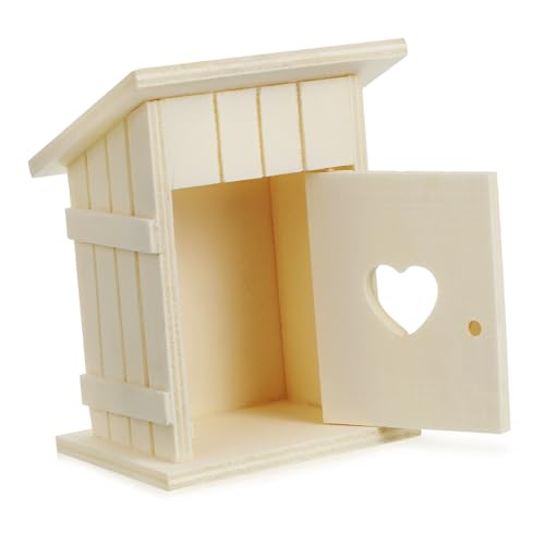 MOTHNUR Holz Vogelhaus Nistkasten Unbehandelt Zum Bemalen Wetterfestes Vogelhäuschen Für Garten Balkon Mit Einem Sicheren Brutplatz Für Wildvögel MOTHNUR Holz Vogelhaus Nistkasten Unbehandelt Zum Bemalen Wetterfestes Vogelhäuschen Für Garten Balkon Mit Einem Sicheren Brutplatz Für Wildvögel von MOTHNUR