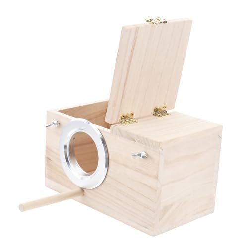 MOTHNUR Kleiner Vogelhaus Nistkasten aus Holz mit Verstärkten Verbindungen Wetterfest Geeignet für Wildvögel Wie und für Garten und Vogelbeobachtung und Windgeschützt MOTHNUR Kleiner Vogelhaus Nistkasten aus Holz mit Verstärkten Verbindungen Wetterfest Geeignet für Wildvögel Wie und für Garten und Vogelbeobachtung und Windgeschützt von MOTHNUR