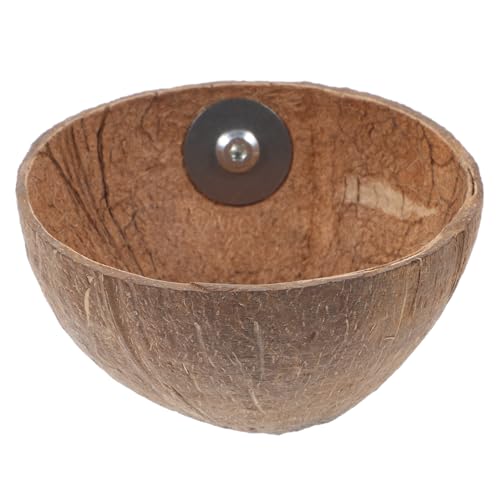 MOTHNUR Natürlicher Kokosnussschalen Vogelnest Käfig Parrot Haus Nistkasten für Papageien Hamster Kleintiere Hängendes Vogelhaus Robust Installieren Innen Außen MOTHNUR Natürlicher Kokosnussschalen Vogelnest Käfig Parrot Haus Nistkasten für Papageien Hamster Kleintiere Hängendes Vogelhaus Robust Installieren Innen Außen von MOTHNUR